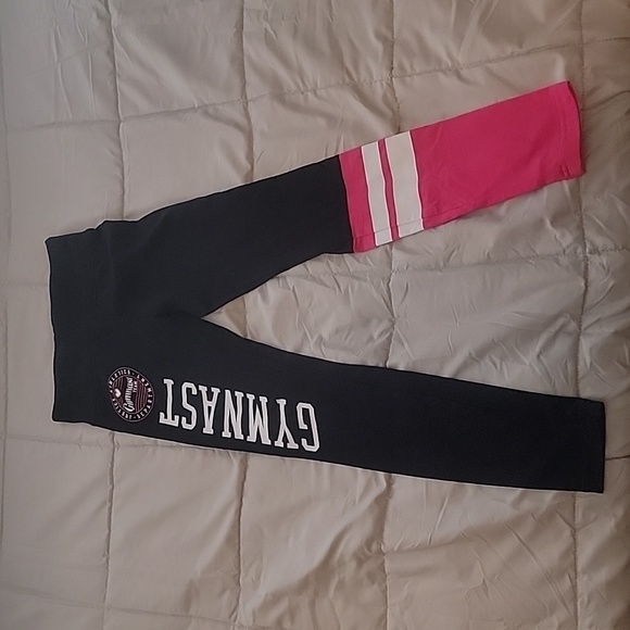 Bundle of 3 pairs of Girls Justice Athletic Leggings- Medium - Picture 2 of 4